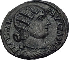 FAUSTA wife of CONSTANTINE the GREAT 324AD Alexandria Ancient Roman Coin i65281