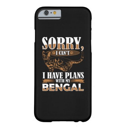 Bengal Cat Barely There iPhone 6 Case