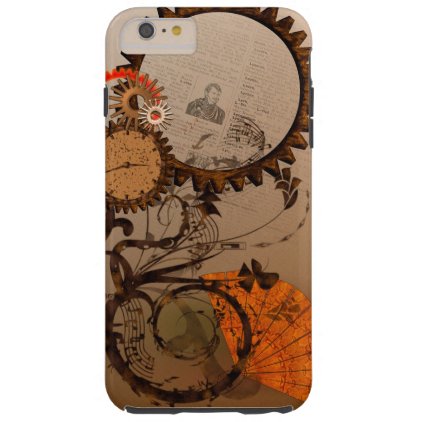 Awesome steampunk gear vector designs tough iPhone 6 plus case