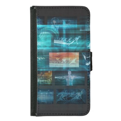 Information Technology or IT Infotech as a Art Wallet Phone Case For Samsung Galaxy S5