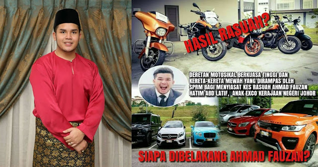KINI VIRAL : Inilah Wajah Ahmad Fauzan Anak Exco Kerajaan Negeri Johor Yang Terlibat Rasuah !