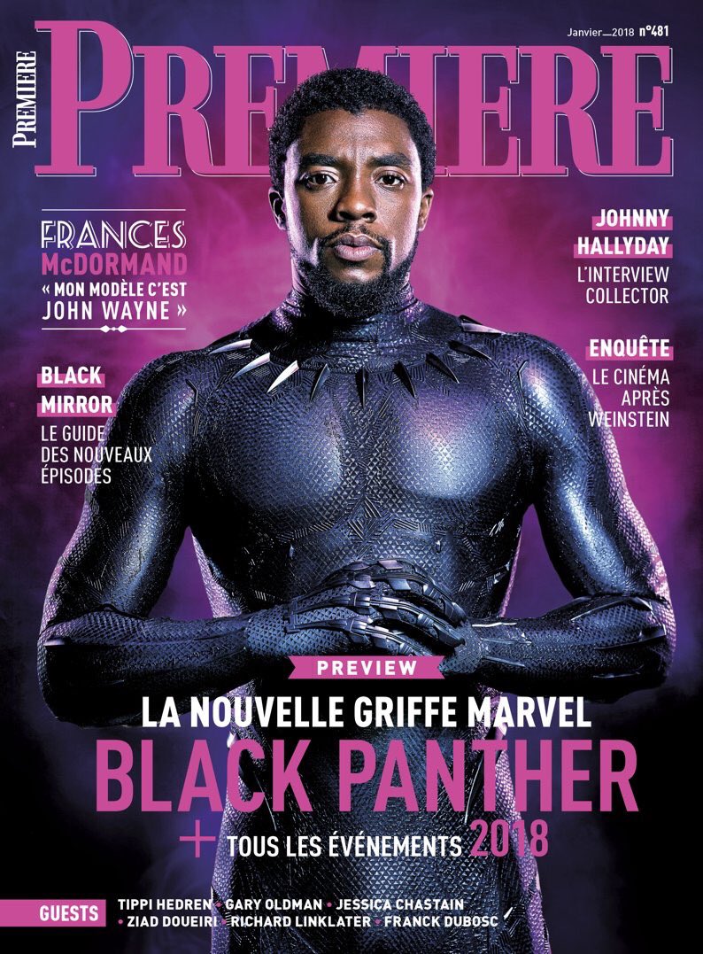 Black Panther Premiere magazine