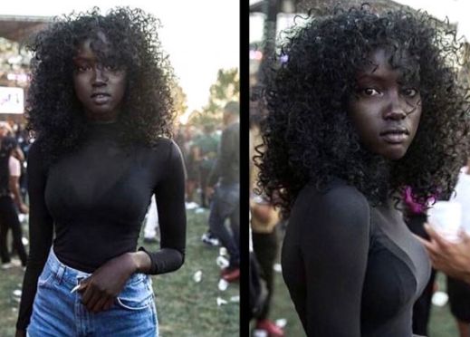 Black Is Beautiful: Lady Who’s “Extra Black” Goes Viral Like Olajumoke
