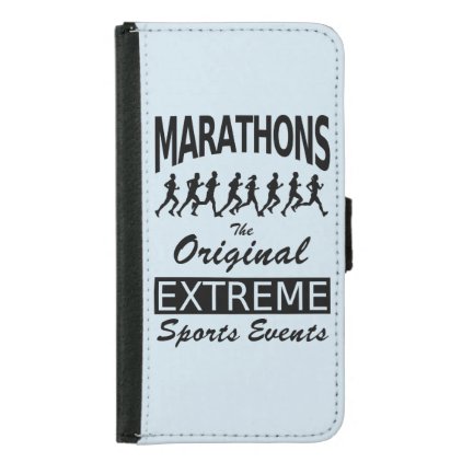 MARATHONS, the original extreme sports events Wallet Phone Case For Samsung Galaxy S5