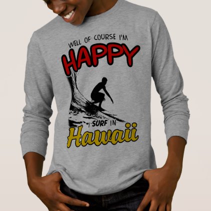 Happy Surfer HAWAII (blk) T-Shirt