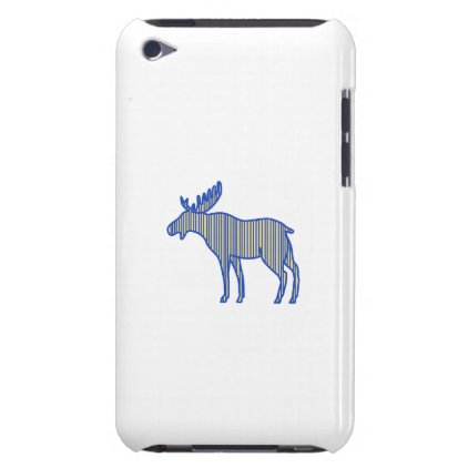 Moose Silhouette Drawing iPod Touch Case