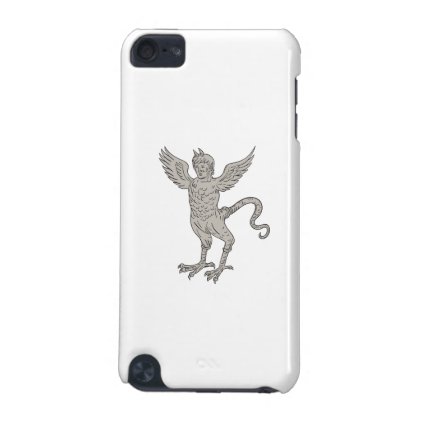 Ancient Winged Monster Drawing iPod Touch 5G Cover