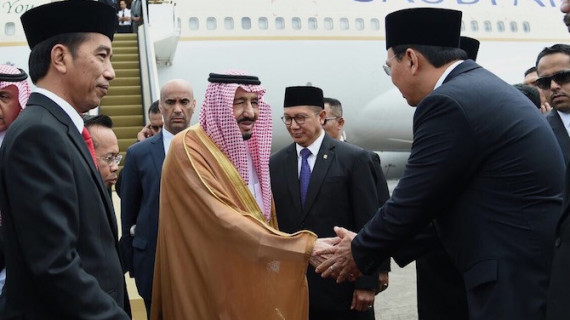 Ahok Jabat Erat Tangan Raja Salman, Jokowi Tersenyum...