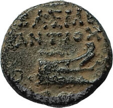 ANTIOCHOS IX Kyzikenos 113BC RARE R2 Seleukid Greek Coin ATHENA & GALLEY i66360