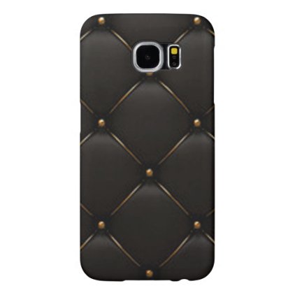 Black &amp; Gold Geometric Pattern Samsung Galaxy S6 Case