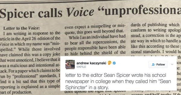 fail image sean spicer letter to the editor