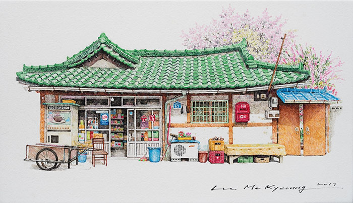 South Korean Store Drawings