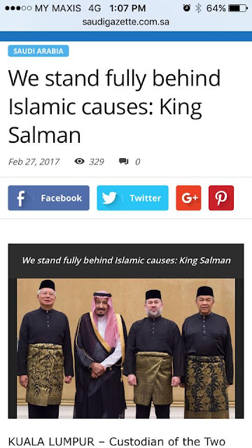 Tergamaknya Media Saudi "Crop" "Buang" Gambar Rosmah