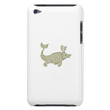 Ancient Sea Monster Drawing Case-Mate iPod Touch Case