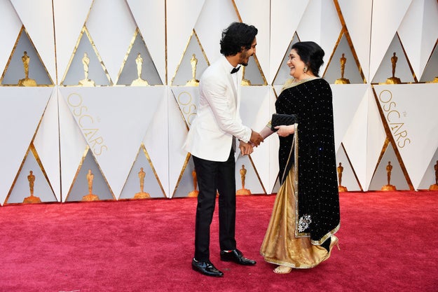 Moms were the stars of the Oscars before the show even started on Sunday.