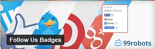 Follow-Us-Badges-— best WordPress Facebook plugins 