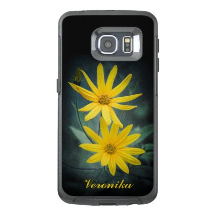 Two yellow flowers of Jerusalem artichoke OtterBox Samsung Galaxy S6 Edge Case