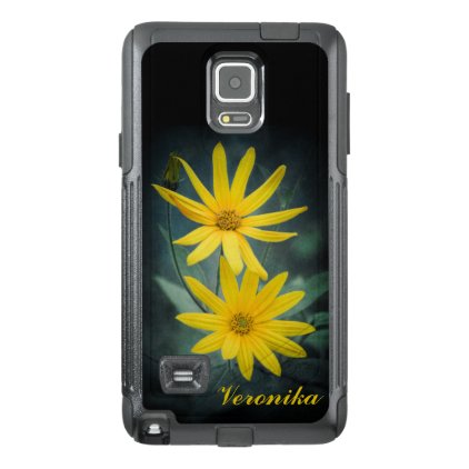 Two yellow flowers of Jerusalem artichoke OtterBox Samsung Note 4 Case