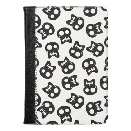 Comic Skull black pattern Kindle Case