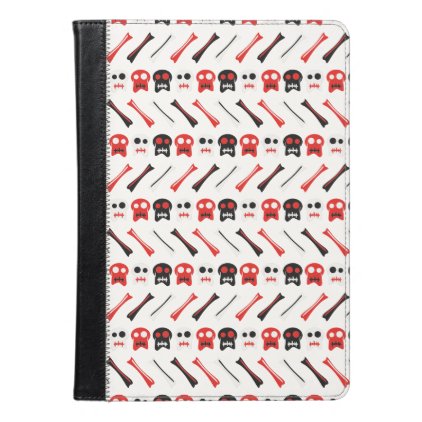 Comic Skull with bones colorful pattern iPad Air Case