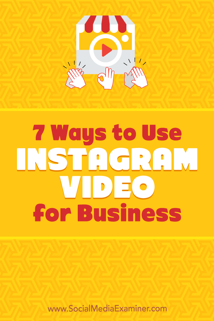 Discover seven ways to use Instagram video to enhance your stories and timeline with engaging content.