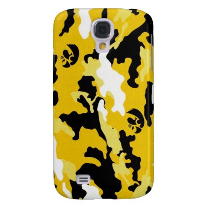 yellow military camouflage textures samsung s4 case