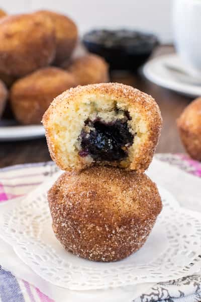 Blueberry Jelly Donut Holes Pic