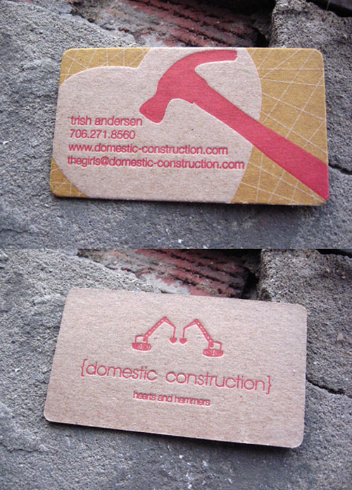 Domestic Construction Business Card
