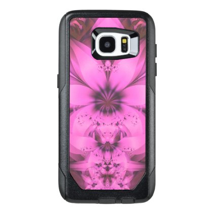 Pretty in Pink Fractal Flower Star-Shaped Petunias OtterBox Samsung Galaxy S7 Edge Case