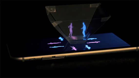 smartphone 3D hologram hack
