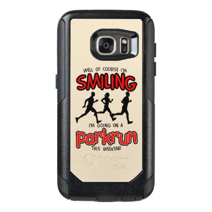 Smiling parkrun this weekend (blk) OtterBox samsung galaxy s7 case