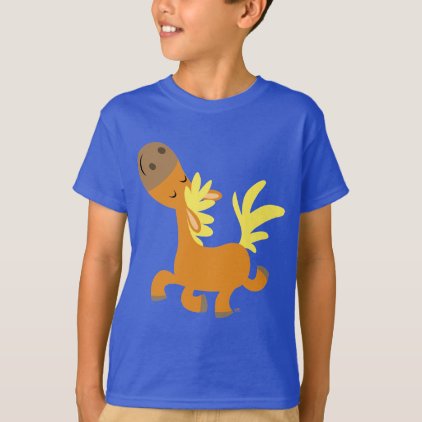 Happy Cartoon Pony Kids T-shirt