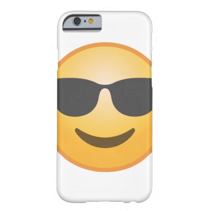 Smiling Sunglasses Emoji Barely There iPhone 6 Case
