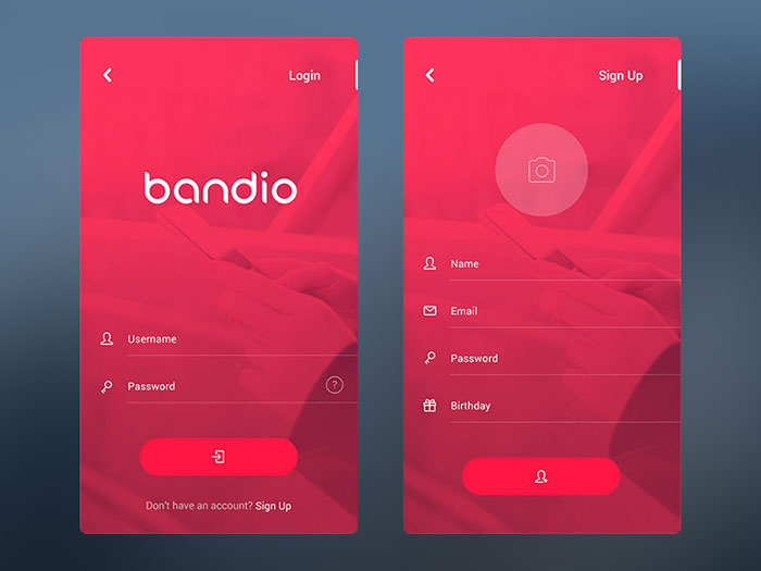 Bandio App Login & Sign Up