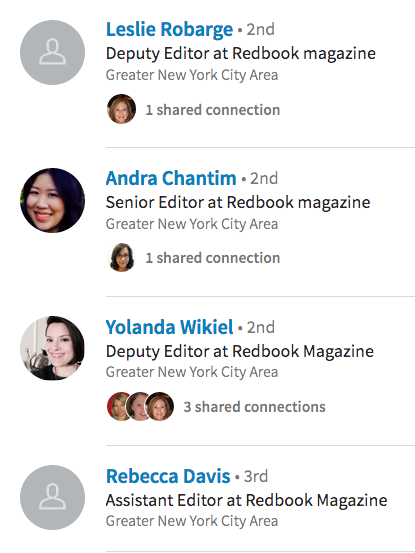 Find editors emails: Redbook magazine on LinkedIn