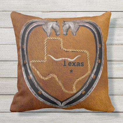 Texas Pride Outdoor Pillow