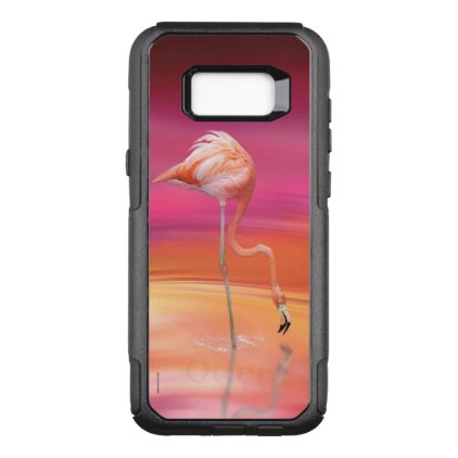 Flamingo acrobat OtterBox commuter samsung galaxy s8+ case
