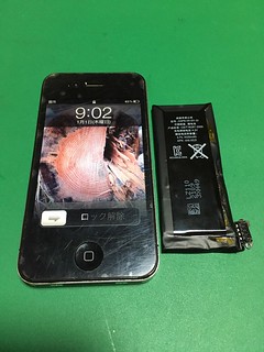 271_ iPhone4のバッテリー交換