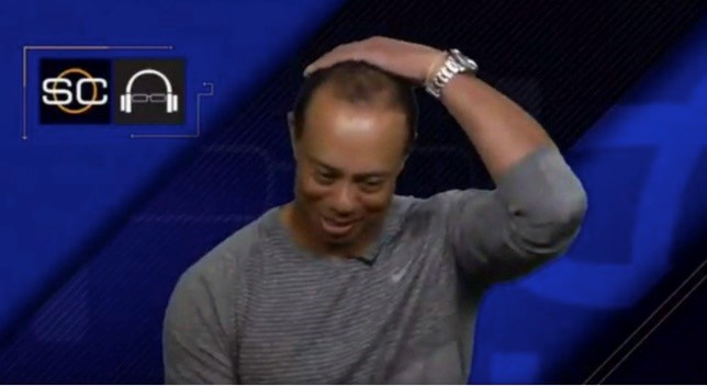 twitter,sports,reactions,Tiger Woods,balding