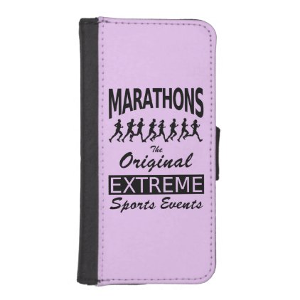 MARATHONS, the original extreme sports events iPhone SE/5/5s Wallet Case
