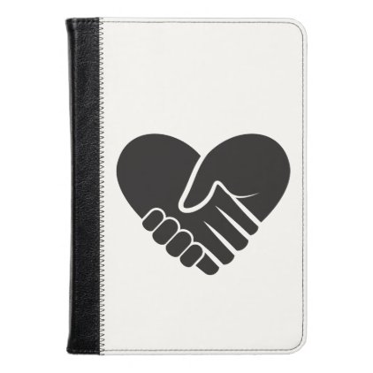 Love Connected black heart Kindle Case