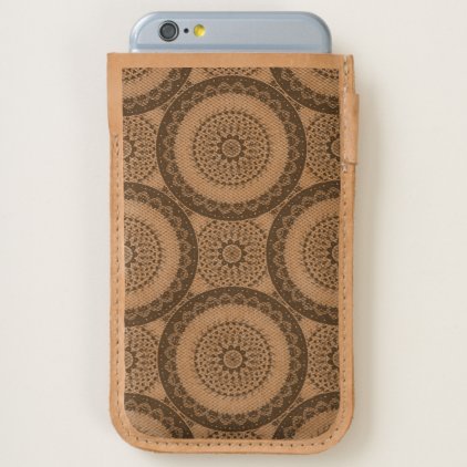 Colorful abstract ethnic floral mandala pattern iPhone 6/6S case