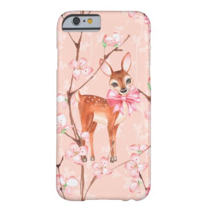 Cherry blossom and fawns /2 barely there iPhone 6 case