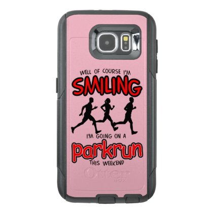 Smiling parkrun this weekend (blk) OtterBox samsung galaxy s6 case