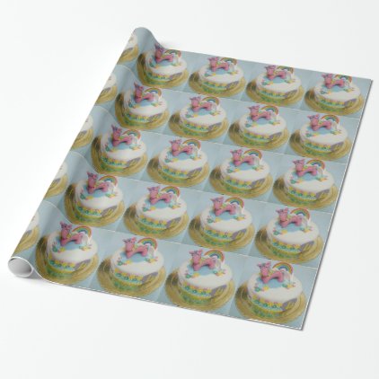 Pony cake 1 wrapping paper