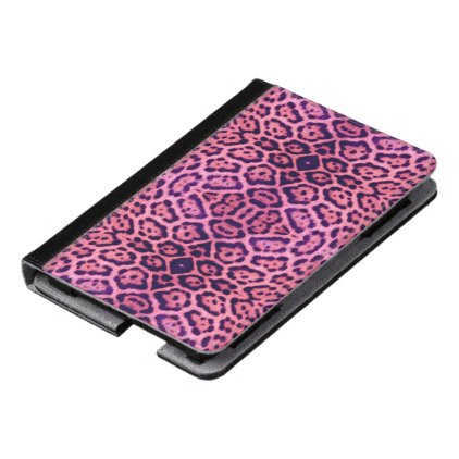 Pink and Purple Jaguar Fur Kindle Case