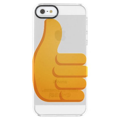 Thumbs Up Emoji Clear iPhone SE/5/5s Case