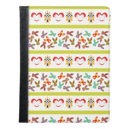 Psycho Easter Pattern colorful iPad Case