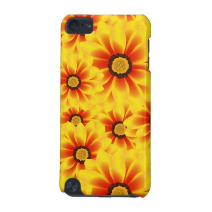 Summer colorful pattern yellow tickseed iPod touch 5G case
