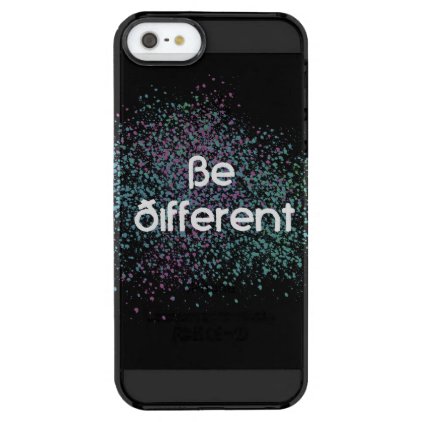 Be Different Clear iPhone SE/5/5s Case